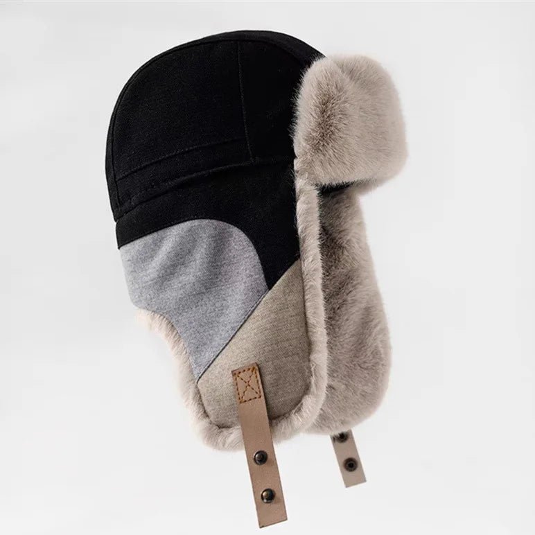 "Fjordhelm" Aviator - Style Trapper Cap (Khaki ) - | Zavonix