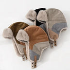 "Fjordhelm" Aviator - Style Trapper Cap (Coffee ) - | Zavonix