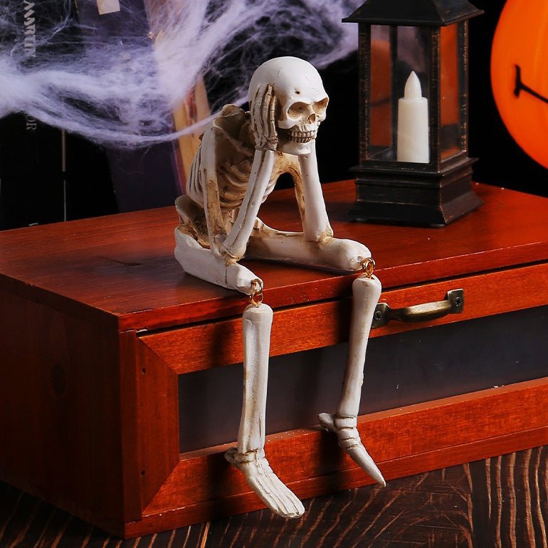 Flame Witch Cauldron™ — Command Dark Magic and Captivate Every Gaze Tonight (Skeleton Figurines 1 ) - | Zavonix