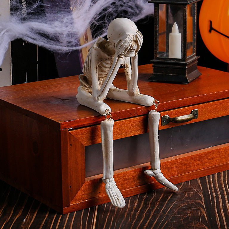 Flame Witch Cauldron™ — Command Dark Magic and Captivate Every Gaze Tonight (Skeleton Figurines 3 ) - | Zavonix