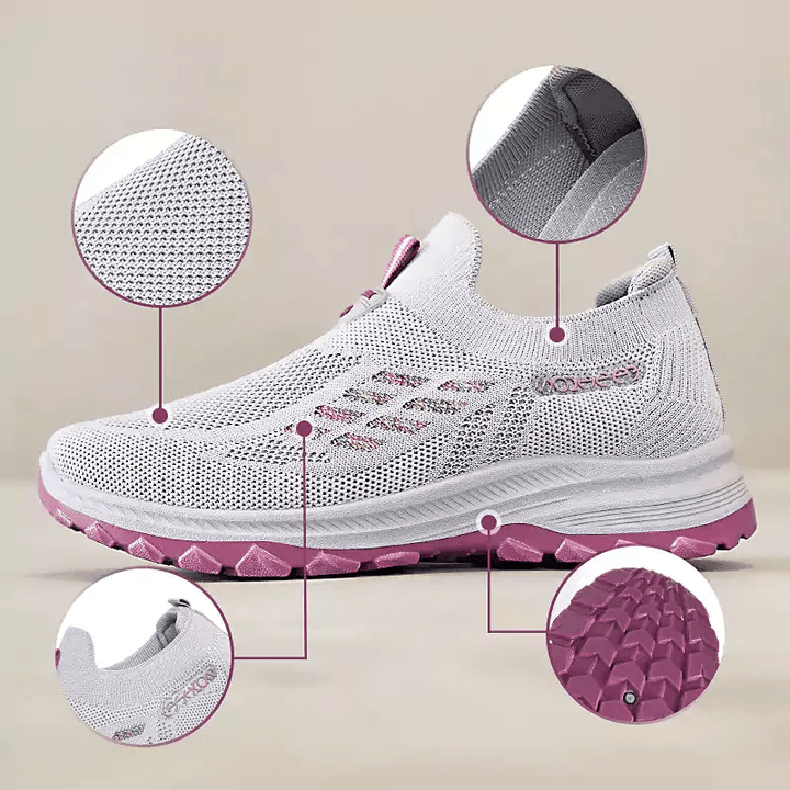 Flexease Womens Mesh Slip On Support Shoes Product Image 04