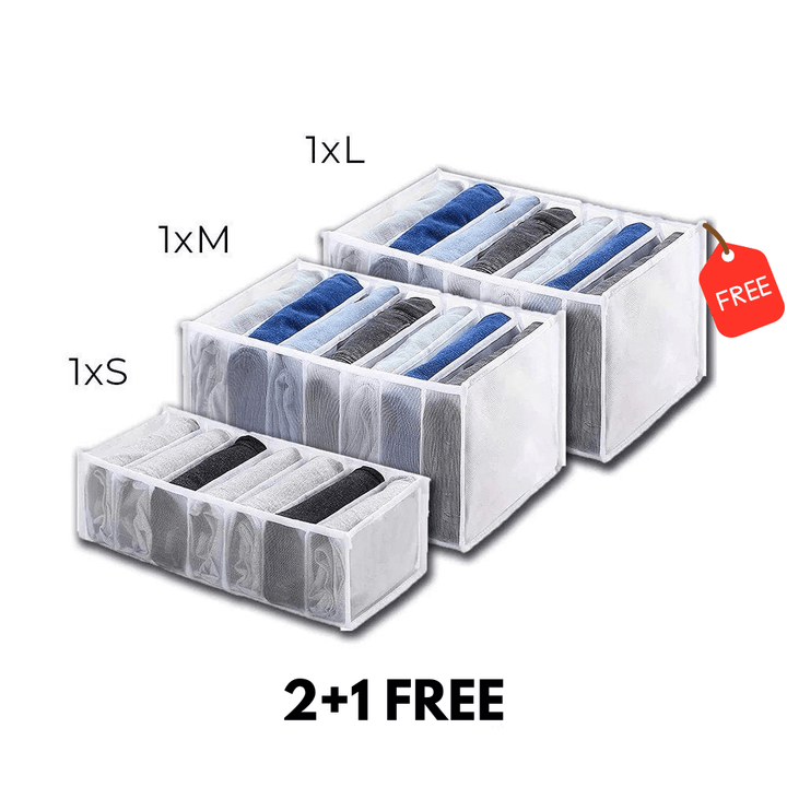 Flexi Grid Organizer - No More Clutter in Your Closet (9 pieces (6 + 3 FREE) ) - Homegoods | Zavonix