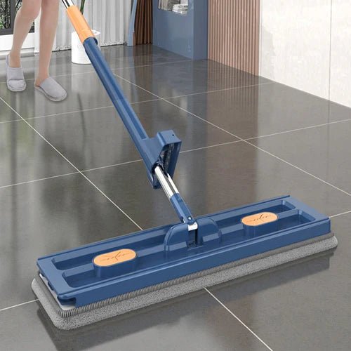 FlexiMop™ - 360° Mop with Self - Wringing Handle (Blue 4) - Homegoods | Zavonix