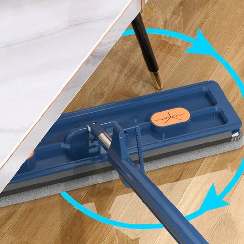 FlexiMop™ - 360° Mop with Self - Wringing Handle (Blue 4) - Homegoods | Zavonix