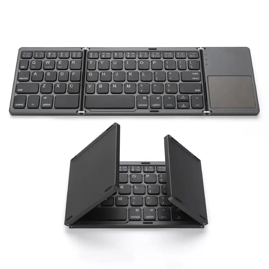 FlexType Mini Bluetooth Keyboard Portable Power Typing (302x97x18mm Black) - Bluetooth Keyboard | Zavonix