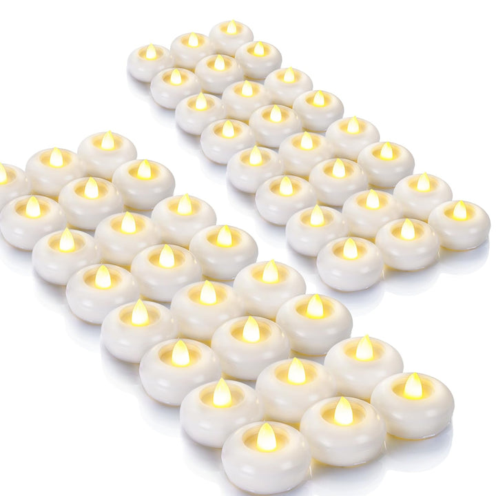 Floating Led Candle Set Soft White Product Image 01