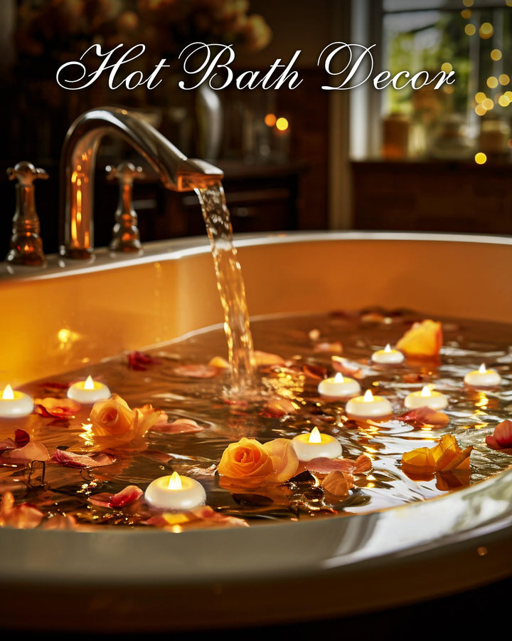 Floating Led Candle Set Soft White Product Image 05