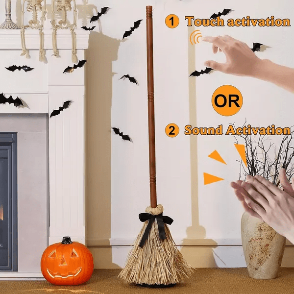 Floating Sorcerer’s Broom – Responds to Sounds & Touches with Laughter and Movement ( ) - | Zavonix