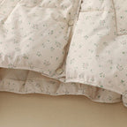 FloraHeat Puffer™ — Command Attention with Cozy, Head - Turning Warmth (Cream - Blue XS) - | Zavonix