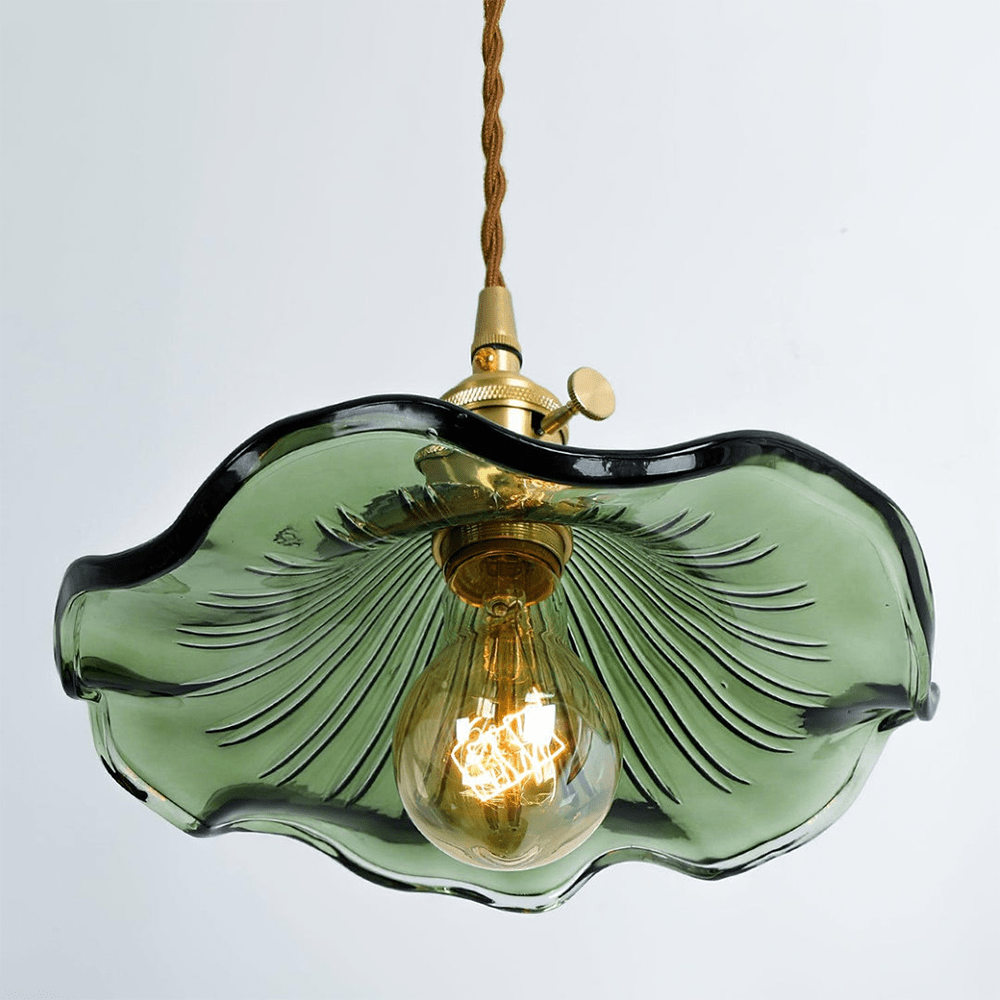Floral Glass Pendant Light – Elegant Flower Design LED Hanging Light for Kitchen and Living Room Ambience 5