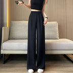 "Flow" High Waist Trousers (Black S) - | Zavonix