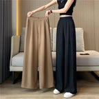 "Flow" High Waist Trousers (Black S) - | Zavonix