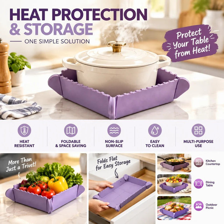 Foldable Magnetic Silicone Pot Rest Product Image 03
