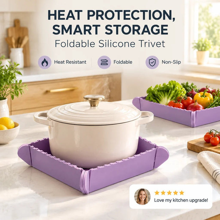 Foldable Magnetic Silicone Pot Rest Product Image 04