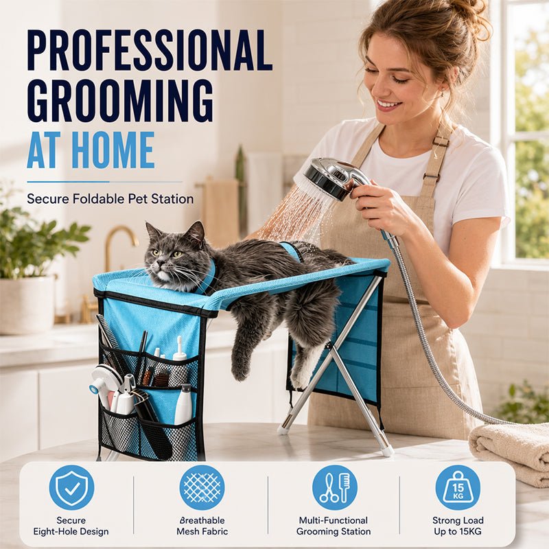 Foldable Pet Grooming Table Hammock Product Image 02