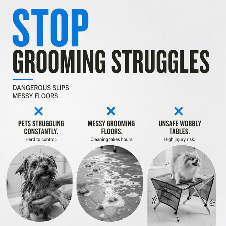 Foldable Pet Grooming Table Hammock Product Image 03