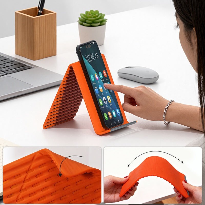 Foldease Bendable Device Stand Silicone Grip Product Image 01