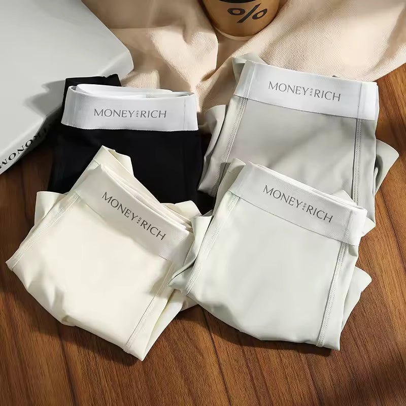 FORTUNE & ELITE Glacier Silk Boxers (Black S) - | Zavonix