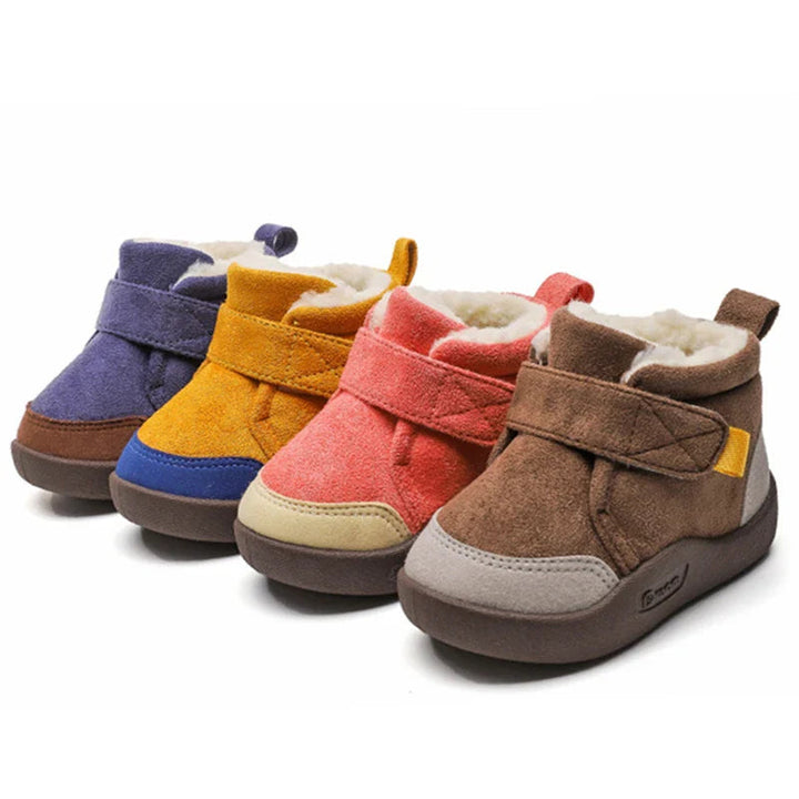 Purple, yellow, red, and brown children&