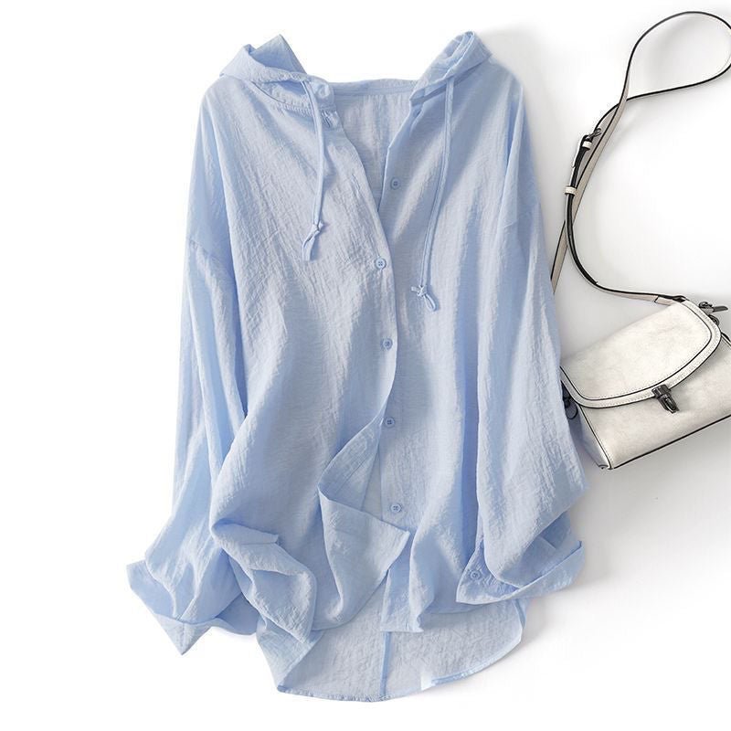 FreedomBlouse™ — Command Every Room with Featherlight Confidence and Fierce Style (Sky XS) - | Zavonix