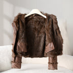 FREYA™ RABBIT FUR COAT (Black XS) - | Zavonix