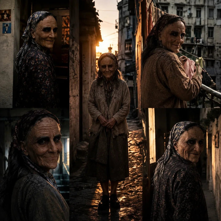 Full Head Latex Elderly Character Mask Product Image 04