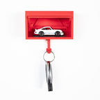 GaragePulse™ — Transform Every Key Drop into a Heart - Racing Celebration of Your Car Passion (Knight Black Limited Edition ) - Car Garage Key Holder | Zavonix