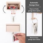GaragePulse™ — Transform Every Key Drop into a Heart - Racing Celebration of Your Car Passion (Beige ) - Car Garage Key Holder | Zavonix