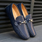 Gardo Hide slip - ons (Blue US 6 / EU 38) - | Zavonix