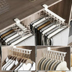 GarmaFlex™ - Expandable Garment Hanger (Gray ) - Ausziehbare Schiebehängestange | Zavonix
