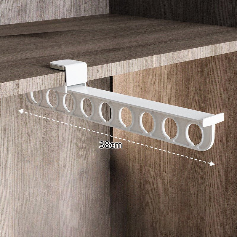 GarmaFlex™ - Expandable Garment Hanger (White ) - Ausziehbare Schiebehängestange | Zavonix
