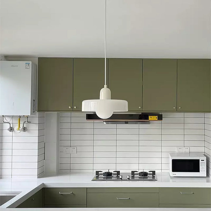 Geometric Glass Ring Pendant Light Product Image 03