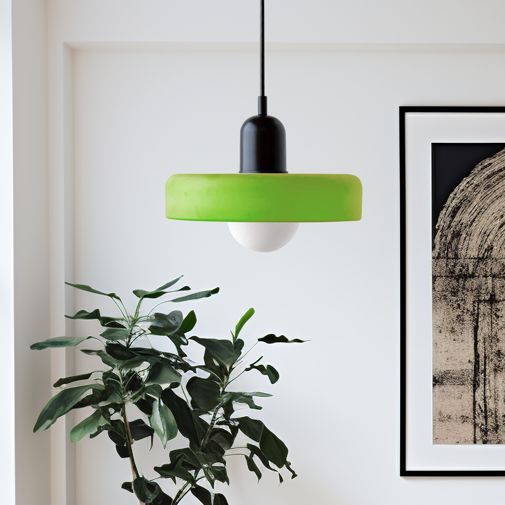 Geometric Glass Ring Pendant Light Product Image 04