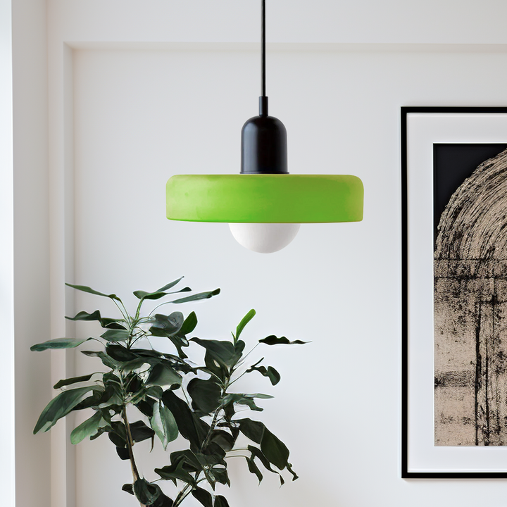 Geometric Glass Ring Pendant Light Product Image 04