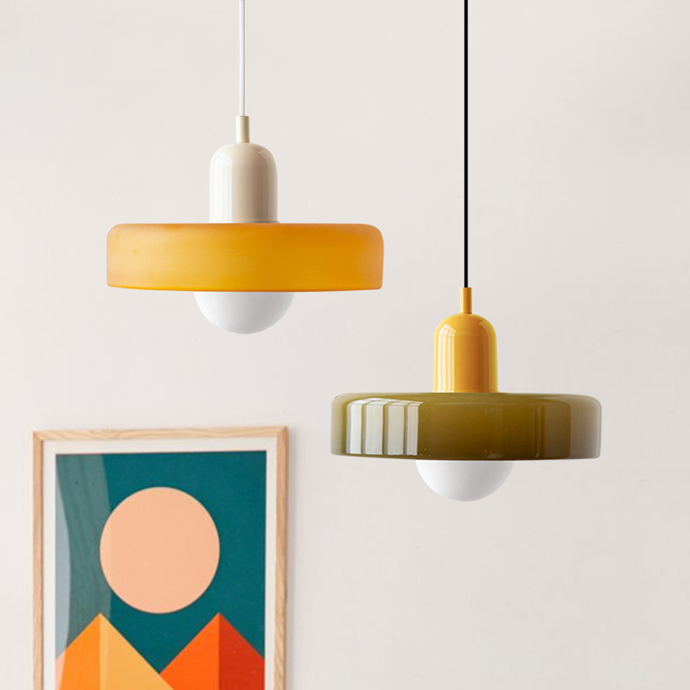 Geometric Glass Ring Pendant Light Product Image 06
