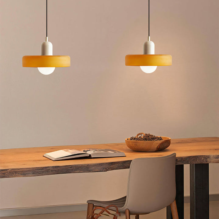 Geometric Glass Ring Pendant Light Product Image 09