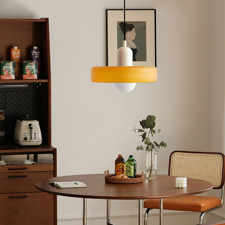 Geometric Glass Ring Pendant Light Product Image 12