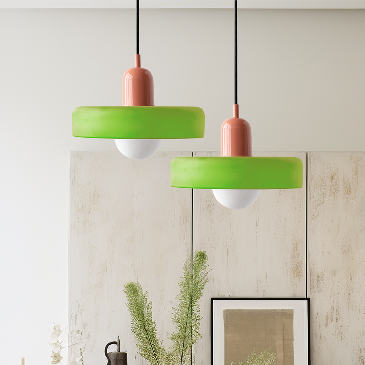 Geometric Glass Ring Pendant Light Product Image 13