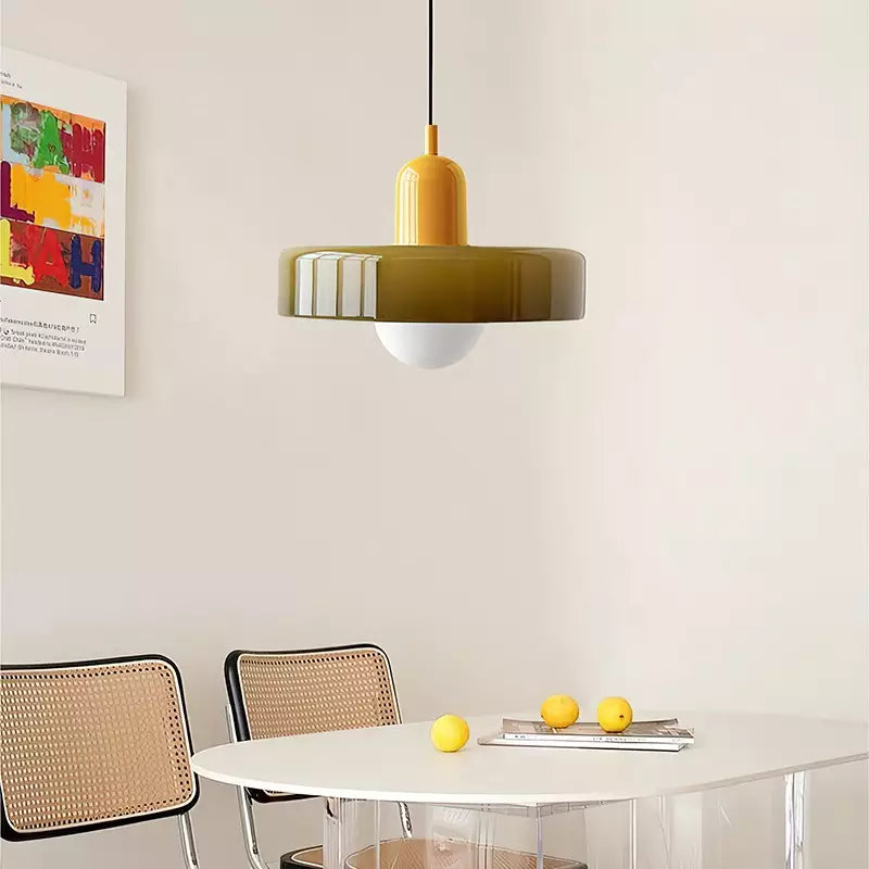 Geometric Glass Ring Pendant Light Product Image 39