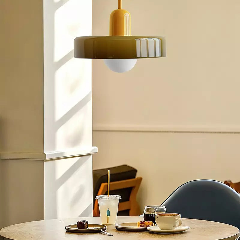 Geometric Glass Ring Pendant Light Product Image 40