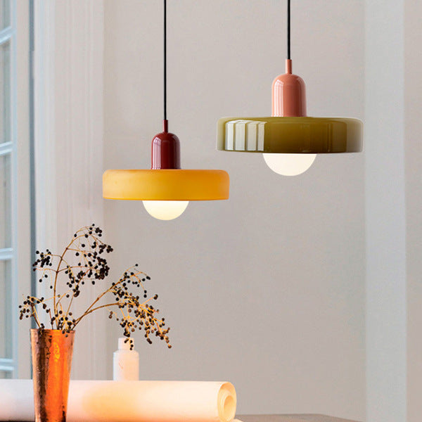 Geometric Glass Ring Pendant Light Product Image 43