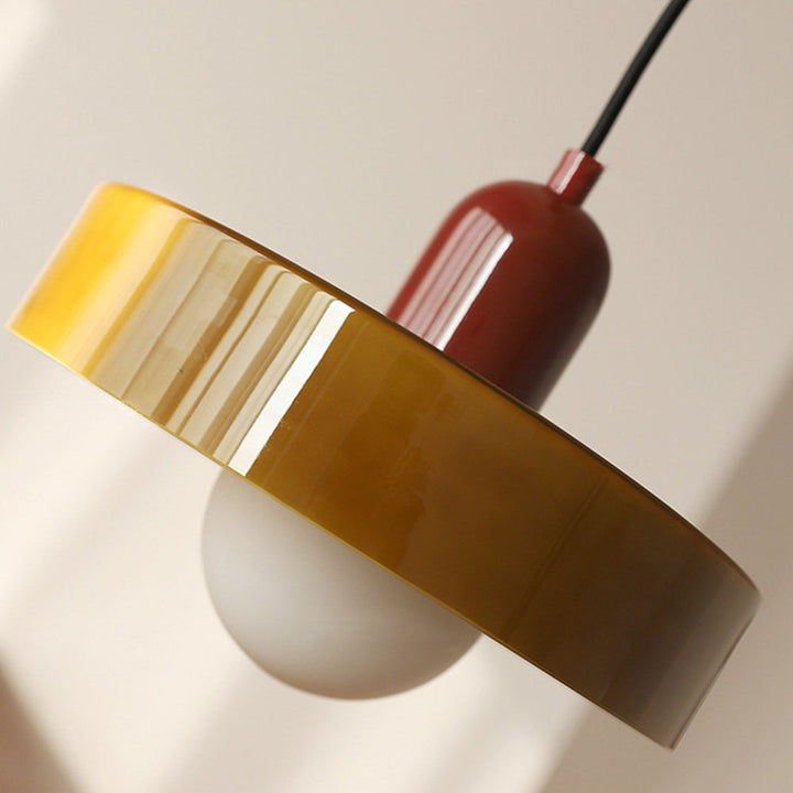 Geometric Glass Ring Pendant Light Product Image 45