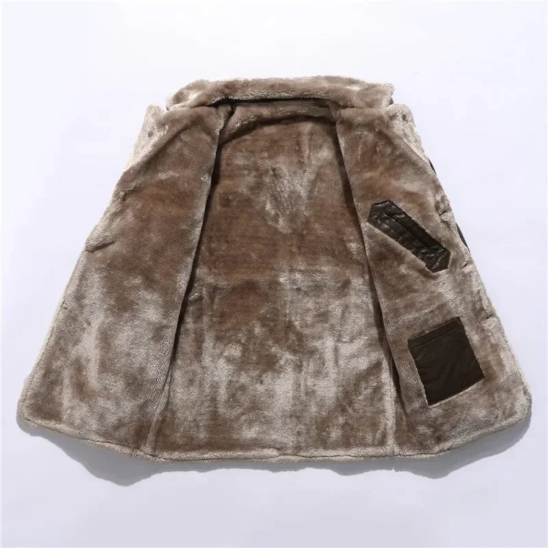 "Giorgia" Vegan Leather Winter Coat (Black XS) - Jacket | Zavonix