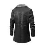 "Giorgia" Vegan Leather Winter Coat (Black XS) - Jacket | Zavonix