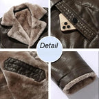 "Giorgia" Vegan Leather Winter Coat (Black XS) - Jacket | Zavonix
