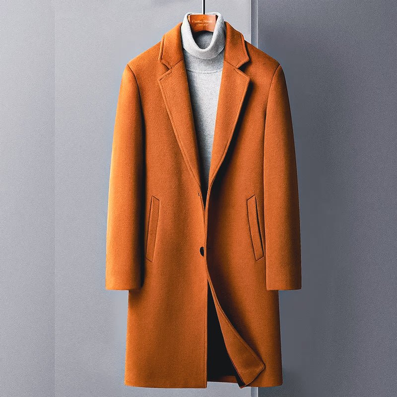 "Giovanni d'Argento" Woolen Trench Coat (Black XS) - Jacket | Zavonix
