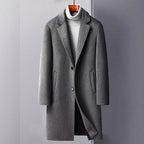 "Giovanni d'Argento" Woolen Trench Coat (Black XS) - Jacket | Zavonix