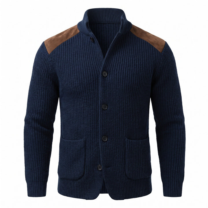 Glenquarr Shoulder-Patch Knit Jacket product image 1