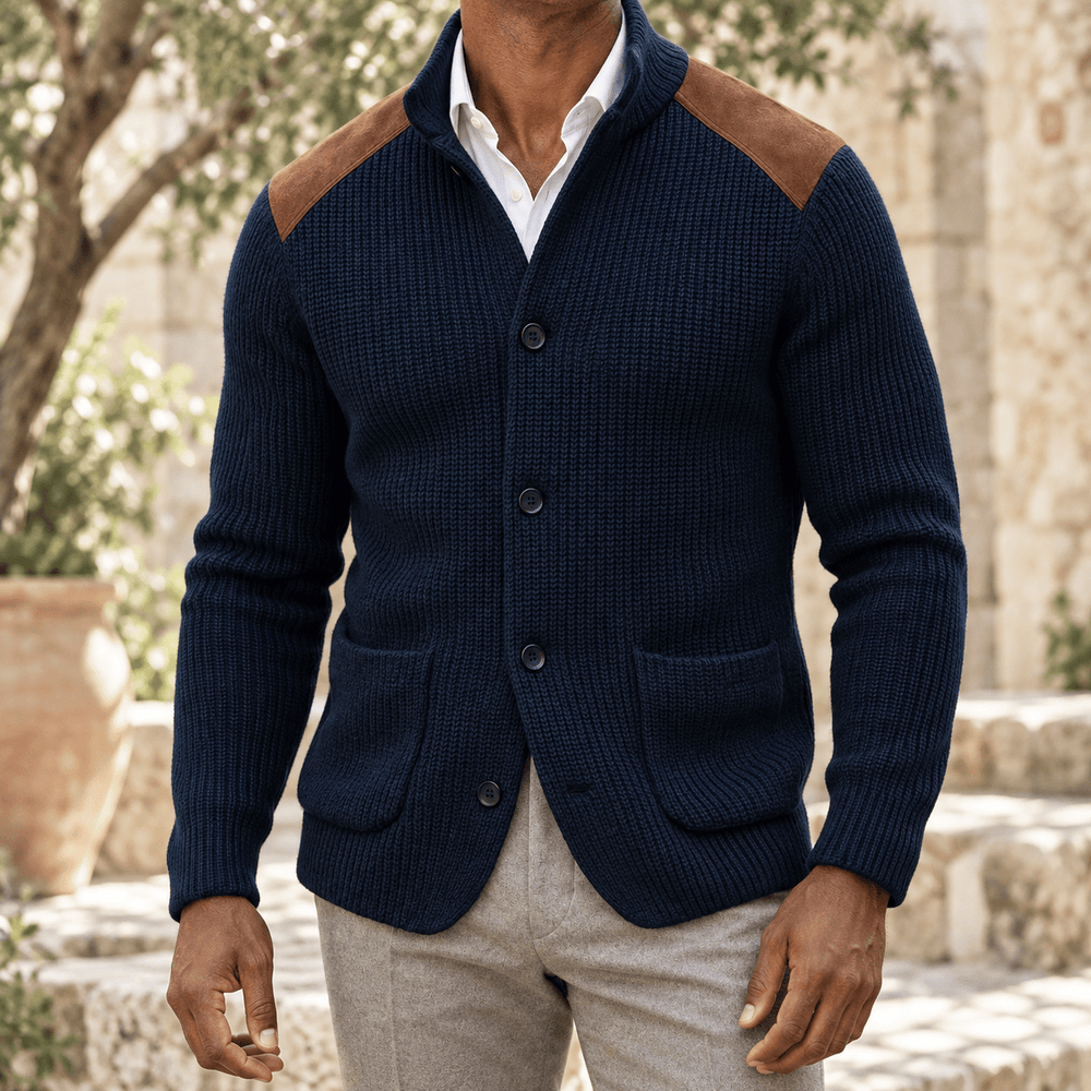Glenquarr Shoulder-Patch Knit Jacket product image 2