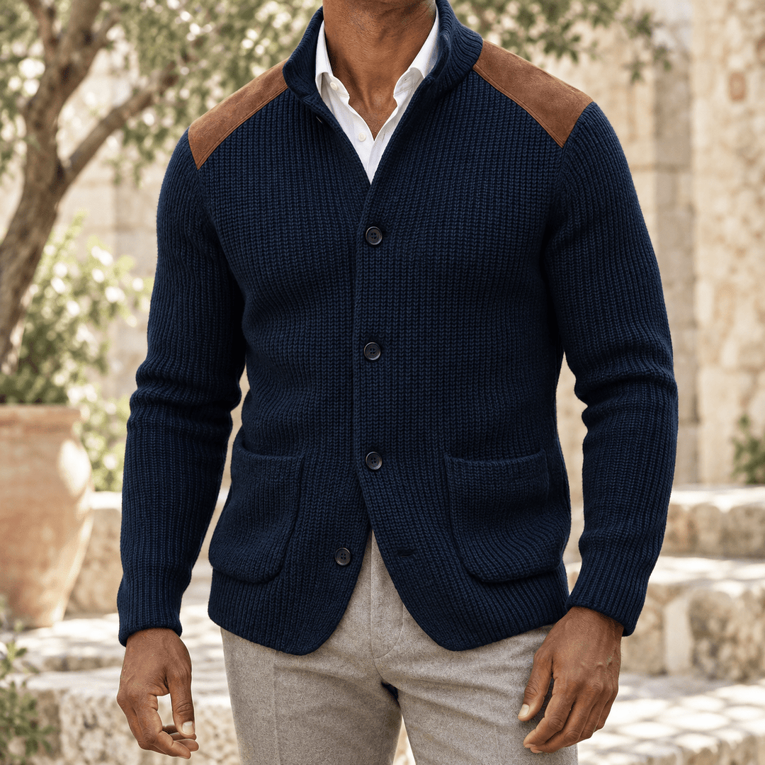 Glenquarr Shoulder-Patch Knit Jacket product image 2